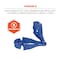 Ergodyne Glove Clip Holder with Dual Clips 3400, 100 Pairs, Blue, 100PK 19717-BULK - alternate 4